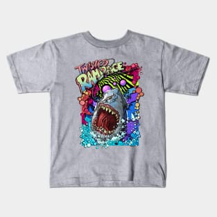 ON THE RAMPAGE After a lil' worm Kids T-Shirt